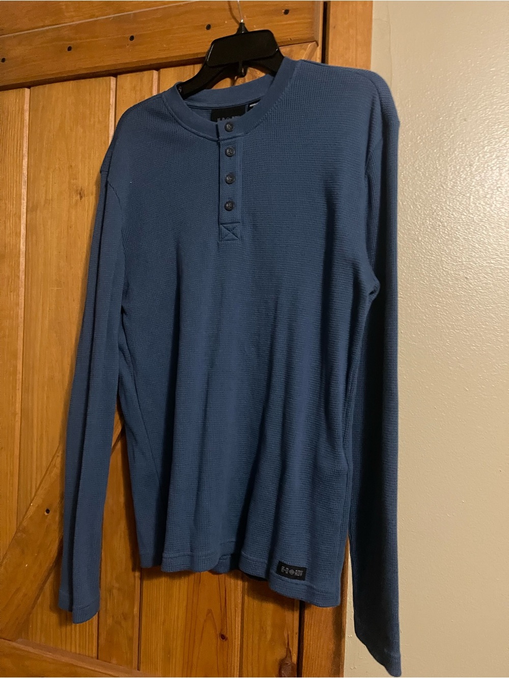 Harley-Davidson Slate Blue Long Sleeve Henley